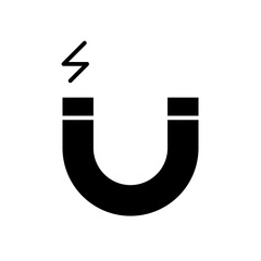 magnet glyph icon