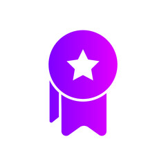 Fototapeta premium insignia gradient icon