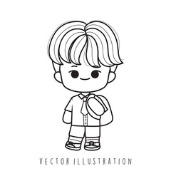 Obraz premium boy student