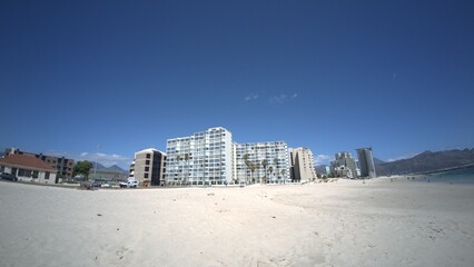 View of Apartment buildings near the beach Cape Town South Africa
