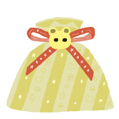 クマさんマークがついたプレゼント袋