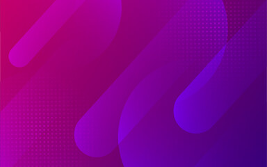 Obraz premium Abstract flat geometric with blue purple background 