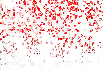 Light Red vector texture with disks.