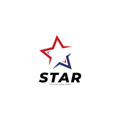 Obraz premium Gold Star Logo and Symbol Vector