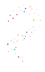 Celebrate Magic Vector White Background Shine