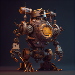 steampunk robot