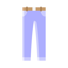 Illustration of Trousers design Icon