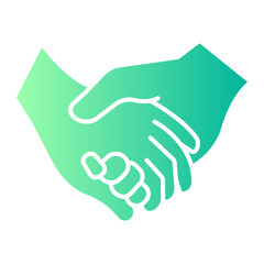 holding gradient icon