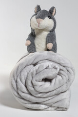 soft beautiful children's toy on a white background