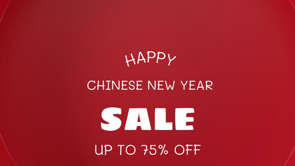 Happy Chinese New Year sale
