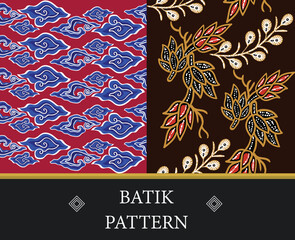 Batik Seamless Pattern Vector Illustration