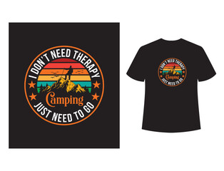 Camping t shirt design vector. camping vector. Mountain t shirt design vector,camping graphics vector, vintage explorer, adventure