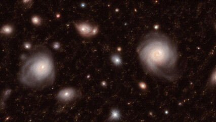 Fototapeta na wymiar A galaxy is a system of millions or billions of stars.