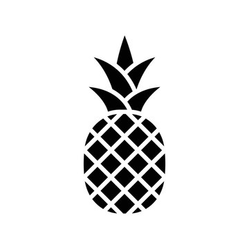 pineapple icon vector design template in white background
