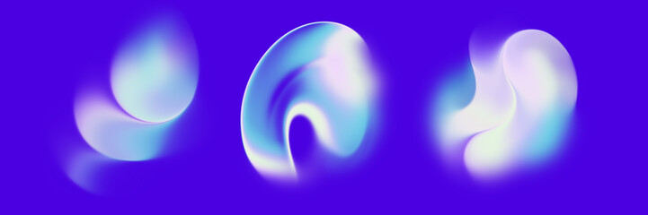 Set Of 3 Colorful Aura Light Bulbs