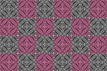 Abstract seamless pattern, seamless wallpaper, seamless background designed for use for interior,wallpaper,fabric,curtain,carpet,clothing,Batik,satin,background , illustration, Embroidery style.