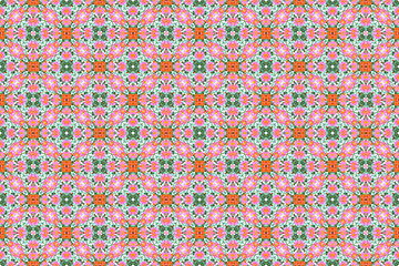 Abstract seamless pattern, seamless wallpaper, seamless background designed for use for interior,wallpaper,fabric,curtain,carpet,clothing,Batik,satin,background , illustration, Embroidery style.