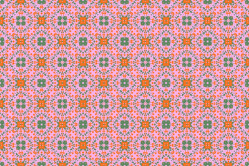 Abstract seamless pattern, seamless wallpaper, seamless background designed for use for interior,wallpaper,fabric,curtain,carpet,clothing,Batik,satin,background , illustration, Embroidery style.