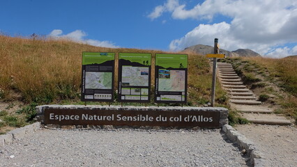 Espace Naturel Sensible Col d Allons Frankreich Alpen