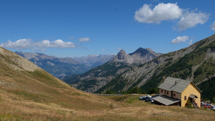 Restaurant am Pass in den Alpen Frankreich