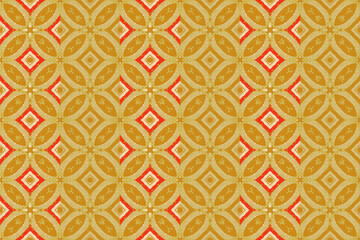 Abstract seamless pattern, seamless wallpaper, seamless background designed for use for interior,wallpaper,fabric,curtain,carpet,clothing,Batik,satin,background , illustration, Embroidery style.