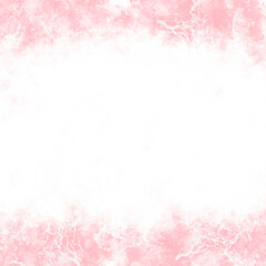 Light pink grunge background on white background
