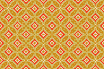 Abstract seamless pattern, seamless wallpaper, seamless background designed for use for interior,wallpaper,fabric,curtain,carpet,clothing,Batik,satin,background , illustration, Embroidery style.