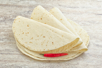 Mexican Tortilla circle bread for cooking