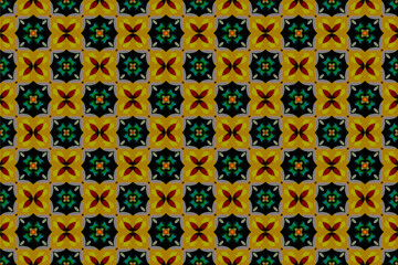 Abstract seamless pattern, seamless wallpaper, seamless background designed for use for interior,wallpaper,fabric,curtain,carpet,clothing,Batik,satin,background , illustration, Embroidery style.