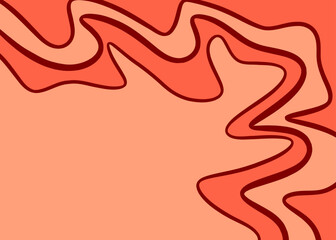 Minimalist background with colorful wavy lines pattern and with some copy space area