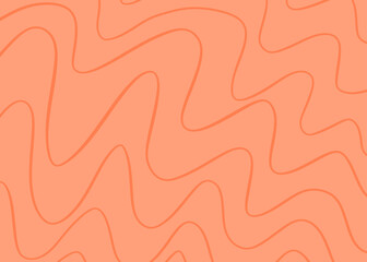 Simple background with cute wavy lines pattern