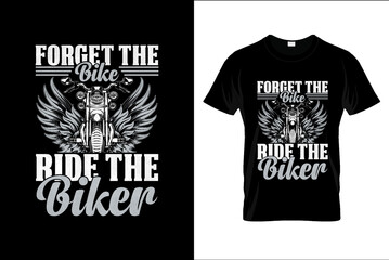 Bike t-shirt design with illustration of  amazing custom