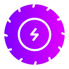 wheel gradient icon