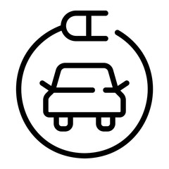 charging line icon