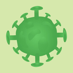 Virus bacterium. Covid. Vector illustration