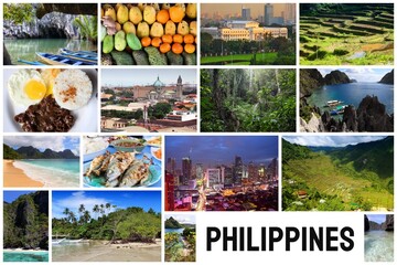 Fototapeta na wymiar Philippines places