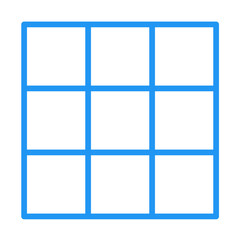 3x3 grid icon, 3x3 square grid icon