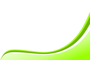 background green white wave