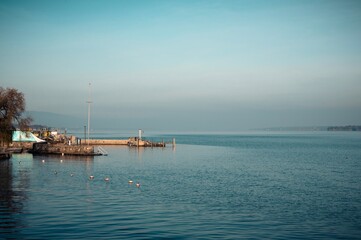 Obraz premium Rivage du lac Léman, 