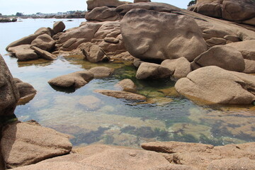 Fototapeta premium Bretagne, Perros-Guirec, France.