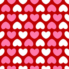 Love pattern seamless background. Design with heart. vector.