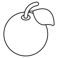 Modern design icon of orange 