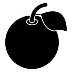 Fototapeta premium Modern design icon of orange 