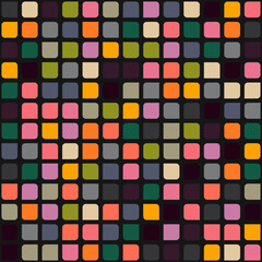 Color checkered squares background abstract illustration