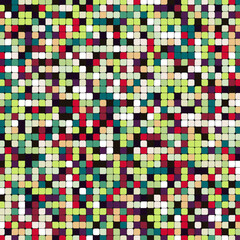 Color checkered squares background abstract illustration