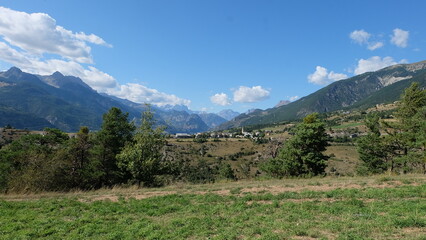 Église d'Eyglier in den Alpen Frankreich bei Guillestre