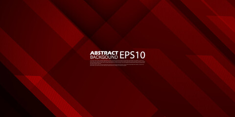Obraz premium Abstract dark red gradient illustration background with 3d look and simple pattern. cool design and luxury.Eps10 vector