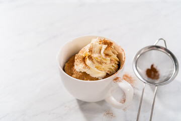 Pumpkin mug cake