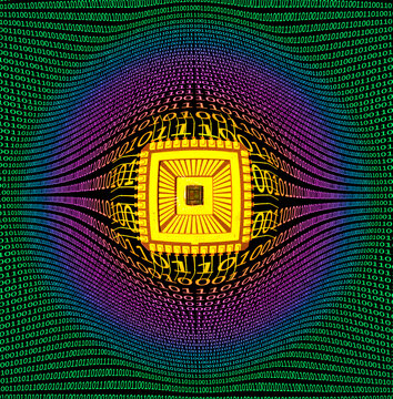 Artificial intelligence, conceptual illustration