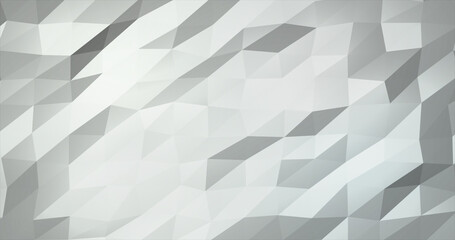 Abstract moving triangles black and white low poly digital futuristic. Abstract background